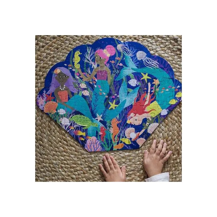 Kontúr puzzle, Sellő öböl, 75 darab, Mudpuppy, 5+ év