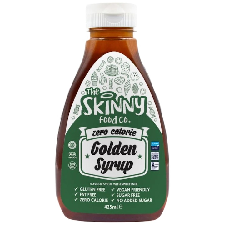 Хранителна добавка Skinny Food Co, Skinny Syrup Golden Syrup, 425 мл