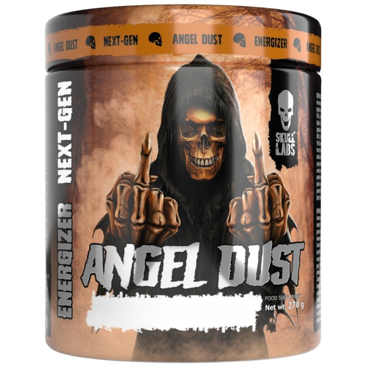 Pudra pre-antrenament Angel Dust, Skull Labs, 270g, energizant, imbunatateste concentrarea