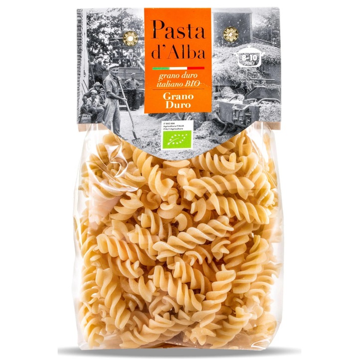 Paste fusilli BIO din grau dur Pasta d'Alba, 250g