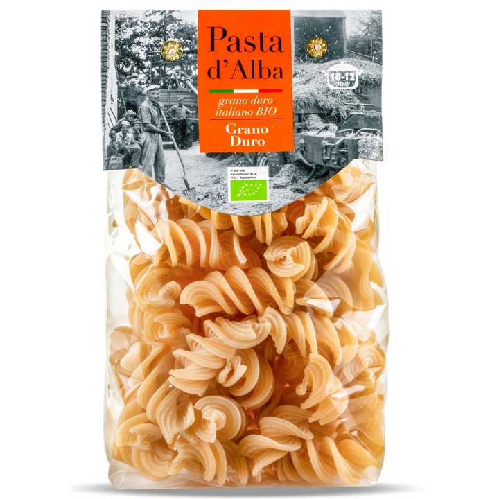 Paste fusilloni BIO din grau dur Pasta d'Alba, 250g