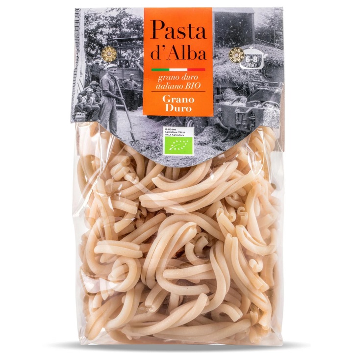 Paste caserecce BIO din grau dur Pasta d'Alba, 250g