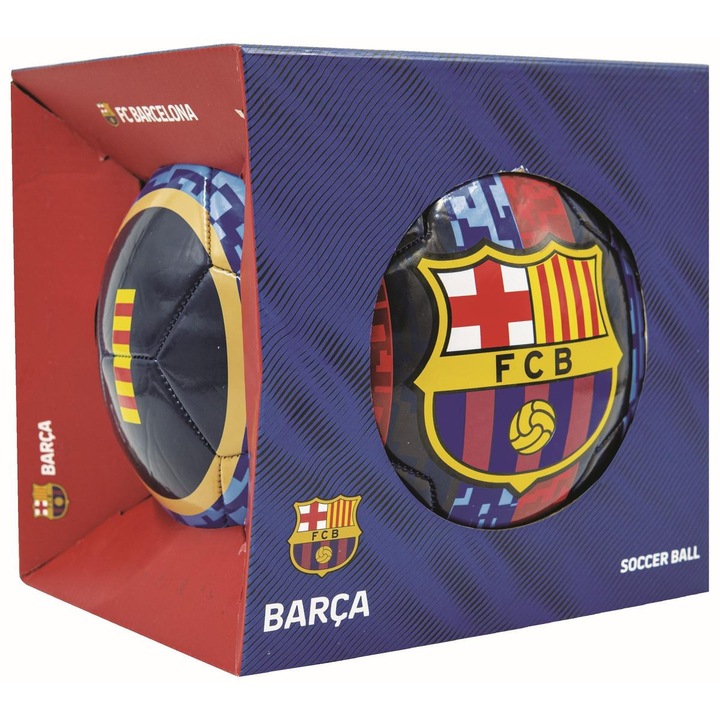 Cutie de ambalare FC Barcelona Color Box 22/23, rosie si albastra, 19x22cm