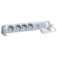 prelungitor legrand l694615 4 prize 2xusb intrerupator 3x15mmp 15m albgri imagen 30_0_
0