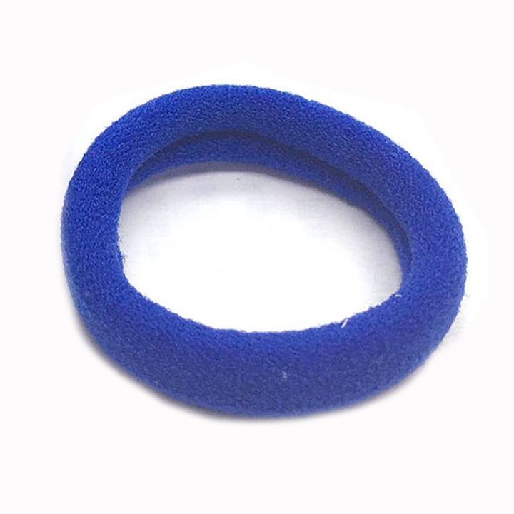 Elastice de par pentru copii, 1 bucata, 2.5cm, safir