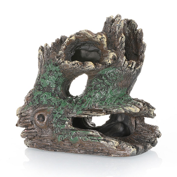 Декорация за аквариум, орнамент от смола, изкуствени растения, многоцветни