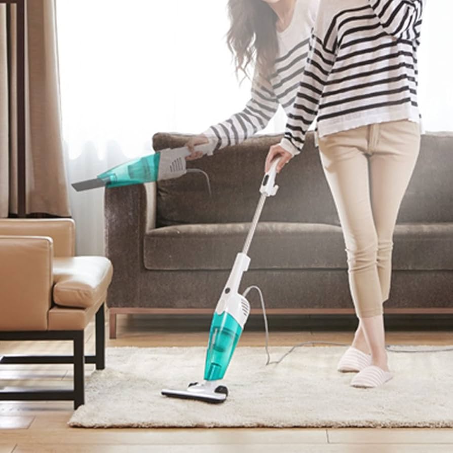 Aspirator portabil 2 in 1, cu fir 4m, filtru HEPA, aspirare uscata, putere 600 W, compact si puternic pentru casa si masina