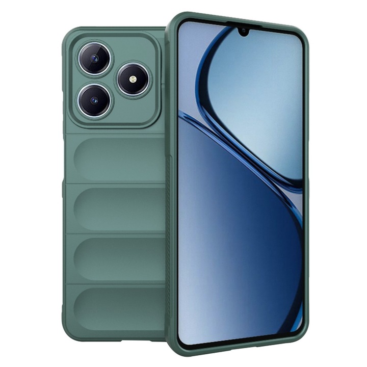 Husa Protectie pentru Realme C61/Realme C63, V20, Termoplastic, Lucky Green