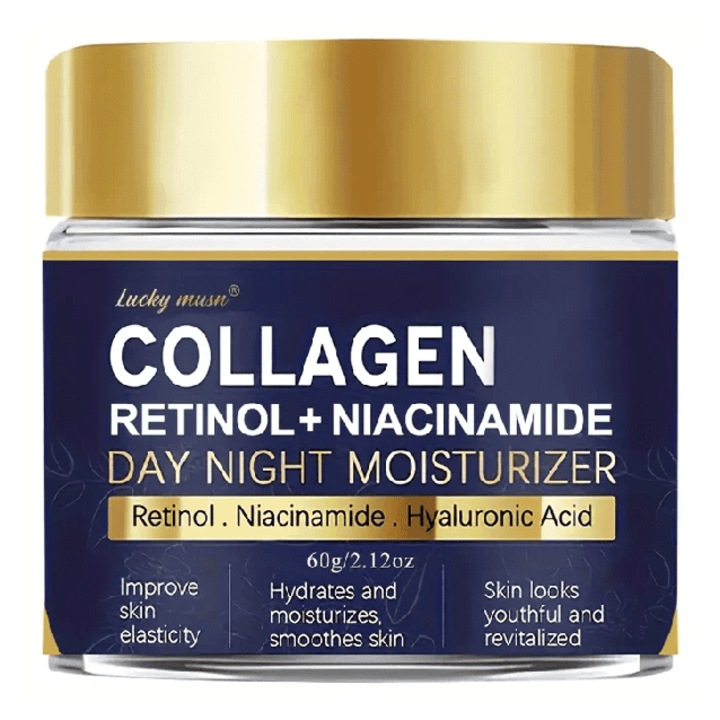 Belora arckrém, nappali és éjszakai, kollagén, retinol, 60g