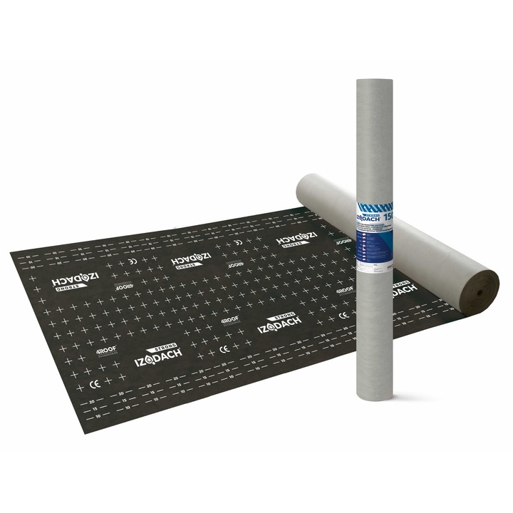 4ROOF Membrana acoperis IZODACH STRONG 150 g/m², 3 straturi, pentru acoperisuri complexe, ceramica si beton