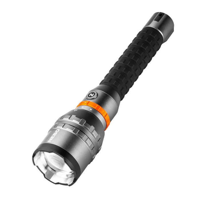Фенер NEBO NEB-FLT-1070-G, DAVINCI 12000 RC Mag Dial, 12 000 lm - 300 lm, IP67, SPC, STC, 2x zoom, USB-C, индикатор за ниво на батерията, каишка за китка