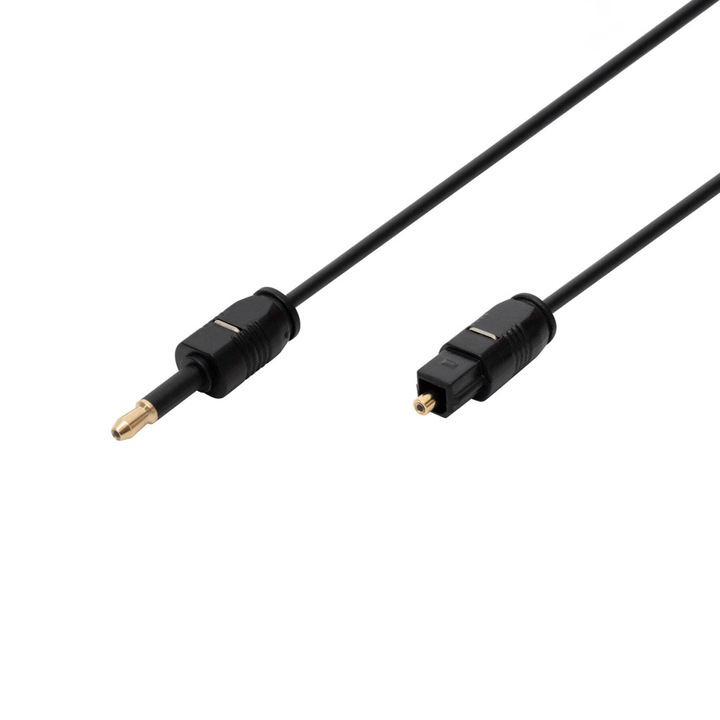 Начало 51225 Toslink-Mini Toslink свързващ кабел, оптичен кабел, 2 метра