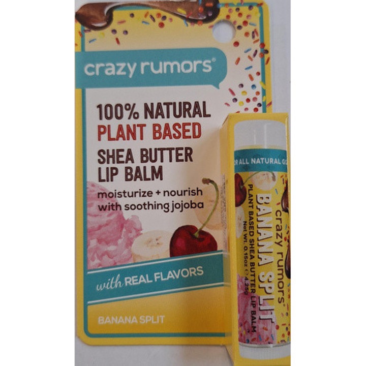 Натурален балсам за устни Crazy Rumors - Banana Split