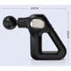 Aparat Profesional ELUZZO® pentru Masaj Tip Pistol, 8 Capete, 12 Viteze, 3200 Percutii/Min, Display LCD, Autonomie Mare, Portabil, Silentios Ergonomic, Negru