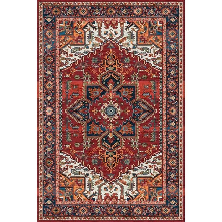 Covor FIRELADY FUR, traversa clasica, multicolor, 80x120cm