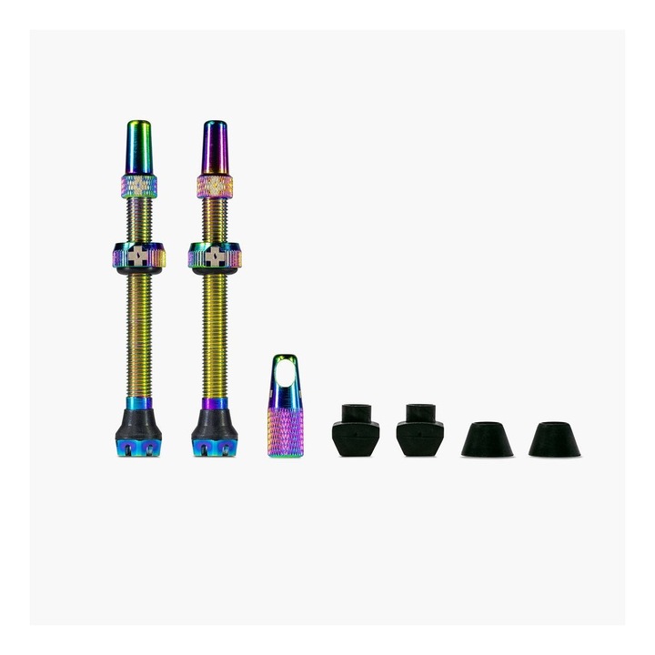 Set 2 valve Tubeless Muc-Off V2 60mm Iridescent