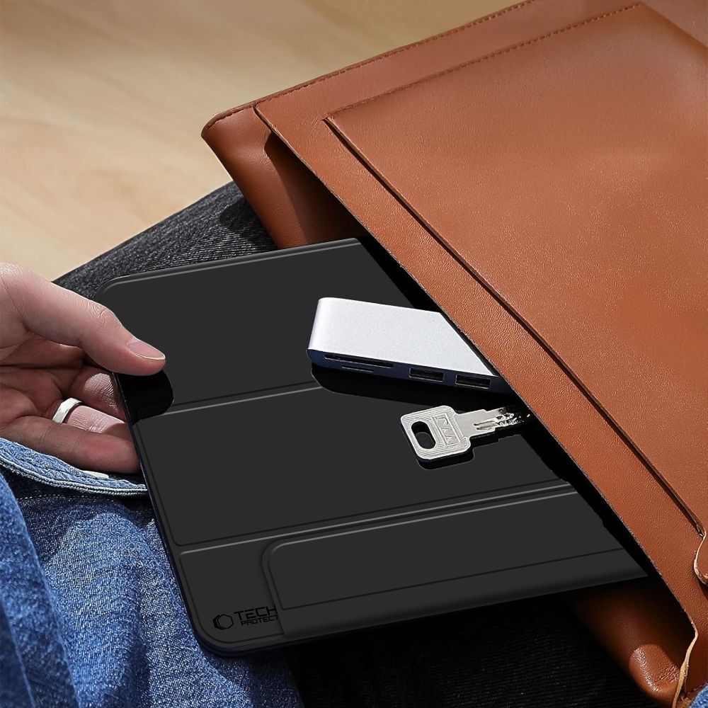 Husa de protectie tableta Tech-Protect Smartcase Magnetic iPad 10.9" 10 / 2022 / 11" 11 / 2025 Negru