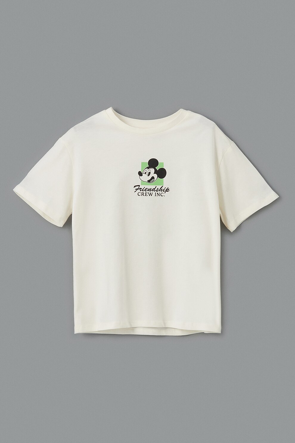 LC WAIKIKI, Tricou din bumbac cu imprimeu si decolteu la