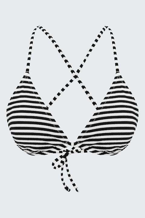 LC WAIKIKI, Sutien cu model in dungi, Alb/Negru, 2XS