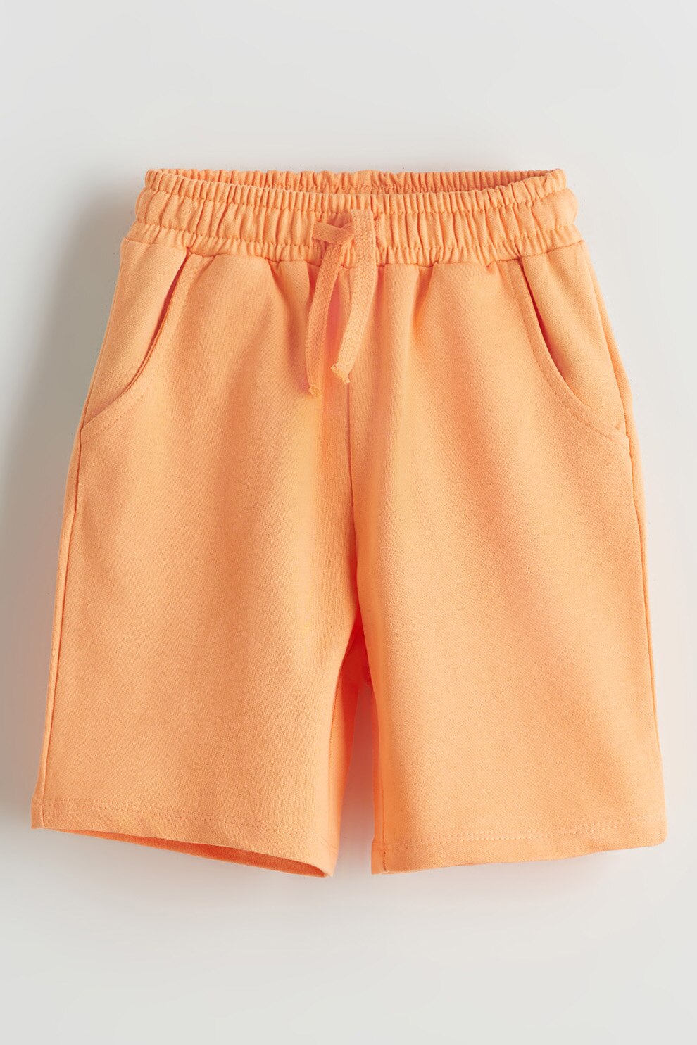 LC WAIKIKI, Set de tricou si pantaloni scurti cu model uni - 2