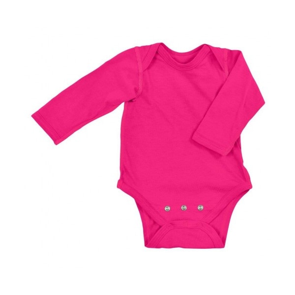 Body din bumbac organic cu extensie inclusa - iPlay - Hot Pink, 12 - 18 luni