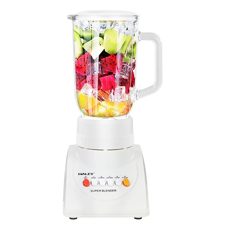 Blender Multifunctional 2 in 1 HALEY 800W, 4 Viteze, 1L, Macinator