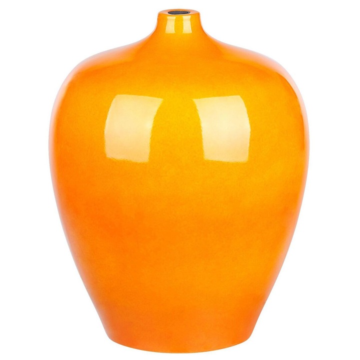 Vaza pentru flori Terrasa Ceramica 37 cm Portocaliu