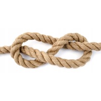 Sfoara rustica din iuta DQ-PP 24 mm x 10 m – franghie naturala pentru gradinarit, hobby, decor interior, macrame si ambalare cadouri – pentru proiecte handmade si DIY