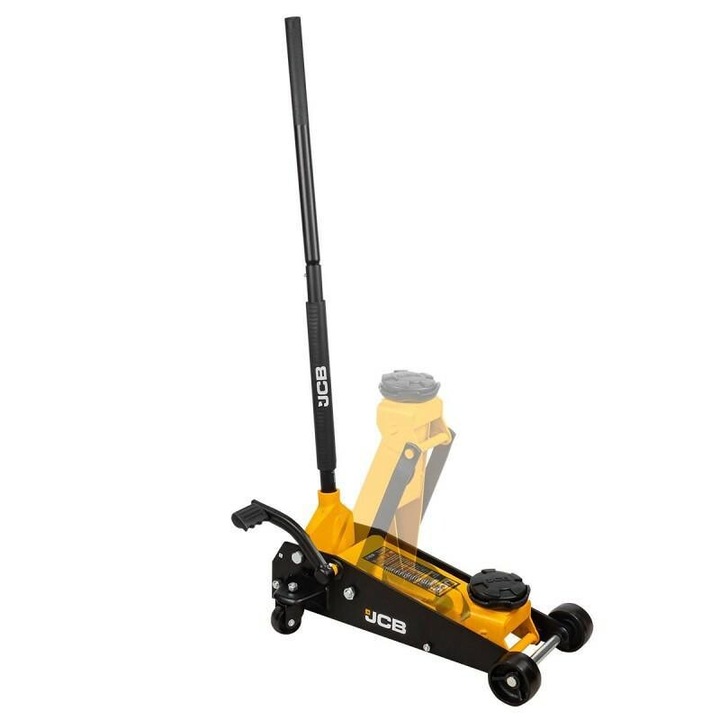 Cric Hidraulic Auto, Jcb, Jcb-T83502, Capacitate Maxima De Ridicare 3T, Inaltime Minima Redusa – 145 mm, Inaltime Maxima – 500 mm, Constructie Stabila Din Otel, 145 x 500 mm