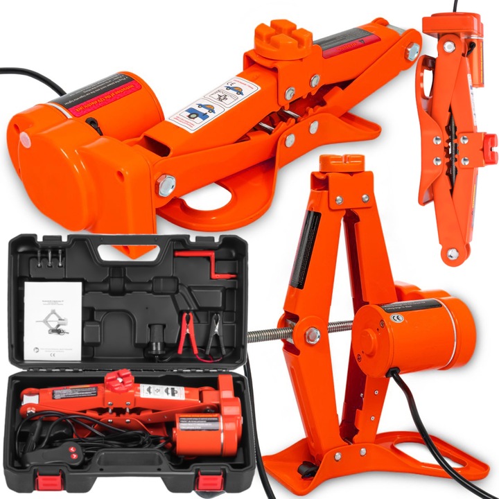 Set Ridicator Electric Trapezoidal, Kd, Kd1369, Alimentare: Dc 12V, Capacitate Maxima De Incarcare: 3T, Putere Nominala: 150W, Greutate Neta: 4, 4Kg, Dimensiuni: 120 x 350 mm