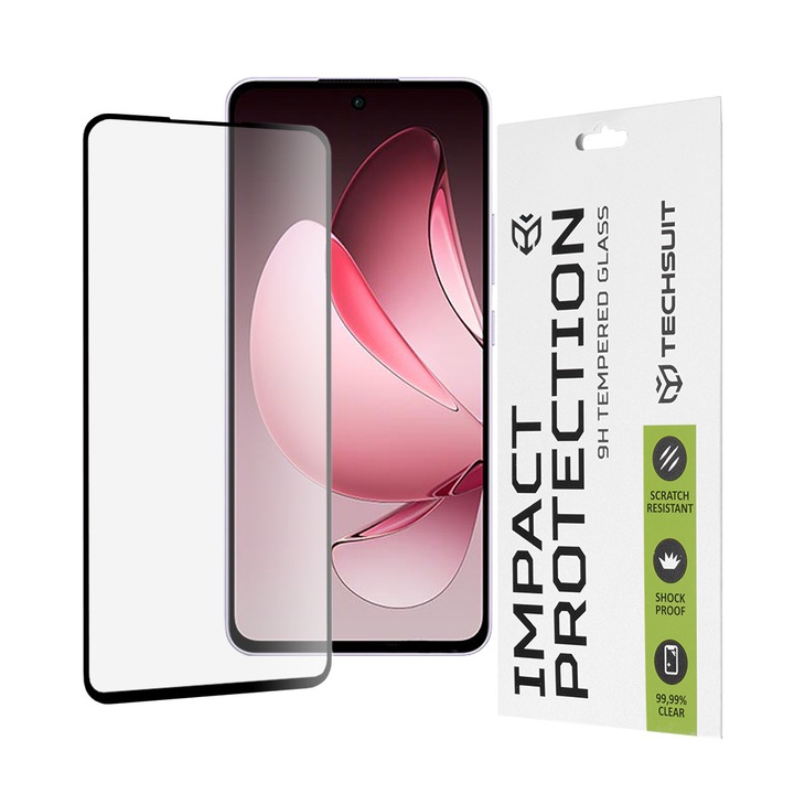 Стъклен протектор за Oppo Reno13 F 5G - Smartphosis 111D - Черен