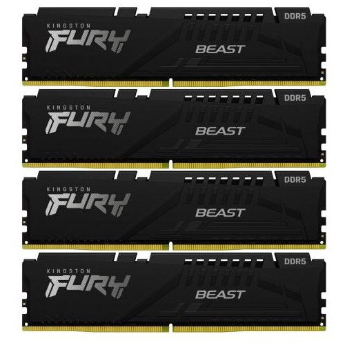 Memorie RAM Kingston FURY DDR5, 64GB, 6000, CL40, negru, set