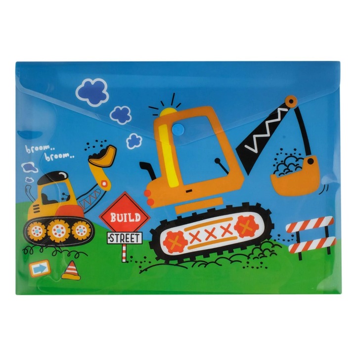 Mapa cu Capsa Vehicule de Santier 33x24cm