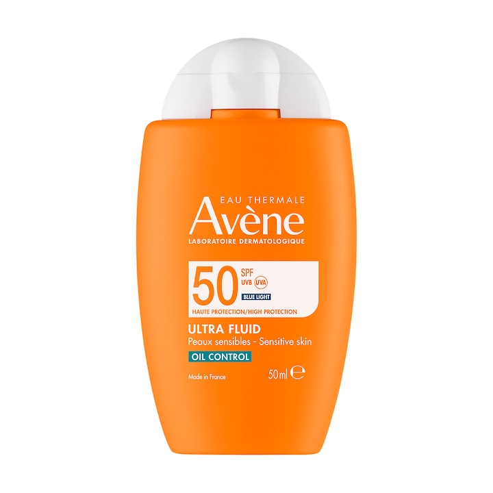 Ultra-Fluid Avene, cu protectie solara SPF 50+ Oil Control, 50 ml