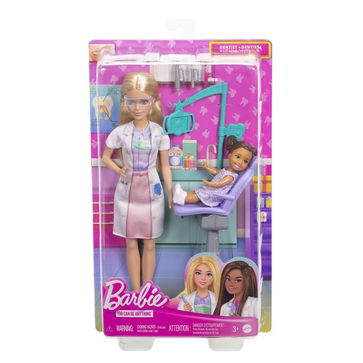 Barbie You can be játékszett, Barbie Fogorvos, szőke
