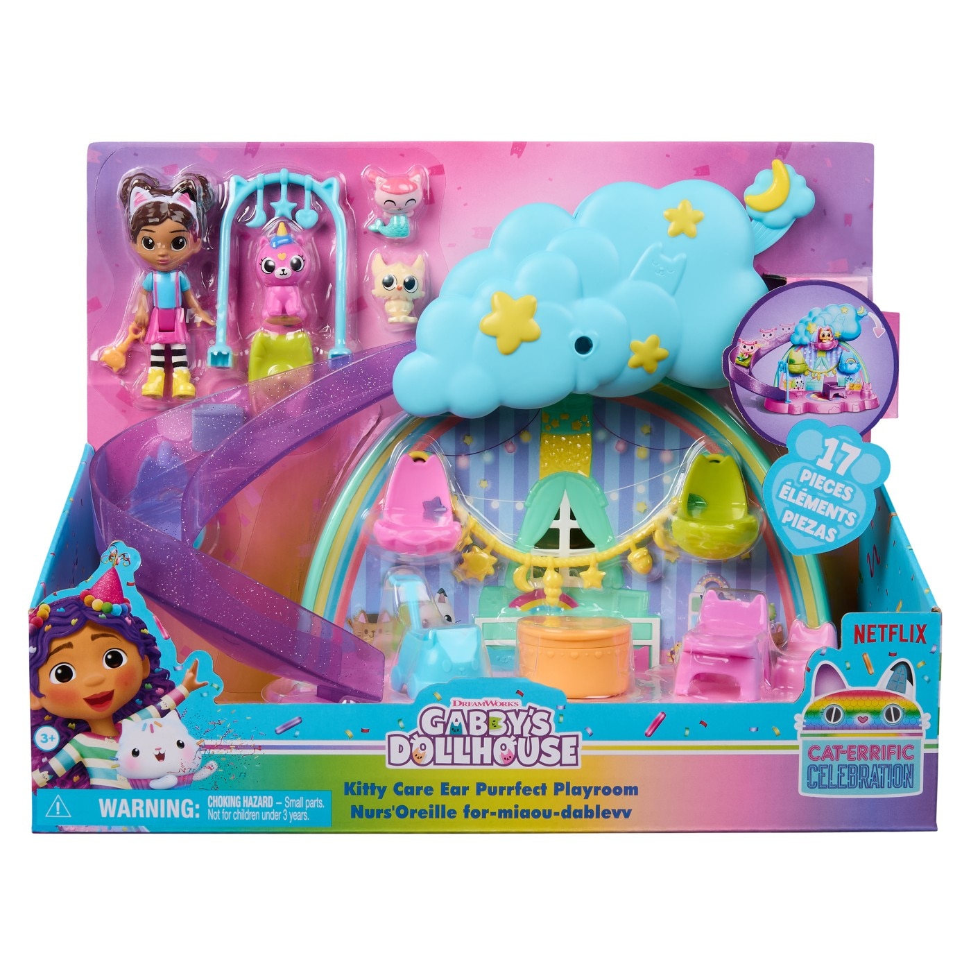 Set de joaca Gabby's Dollhouse - Camera de Joaca Kitty Care Ear Purrfect