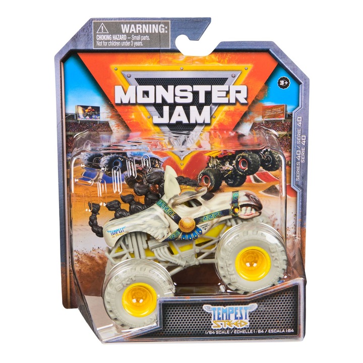 Количка за игра Monster Jam - Tempest Steed, 1:64