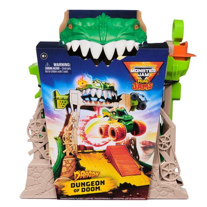Set de joaca Monster Jam - Dragon Dungeon Of Doom