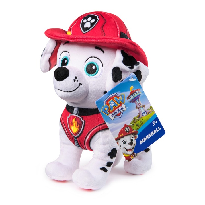 Jucarie de Plus Paw Patrol - Marshall, 17 cm