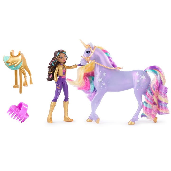 Комплект за игра Unicorn Academy Sophia and Wildstar, Аксесоари за езда