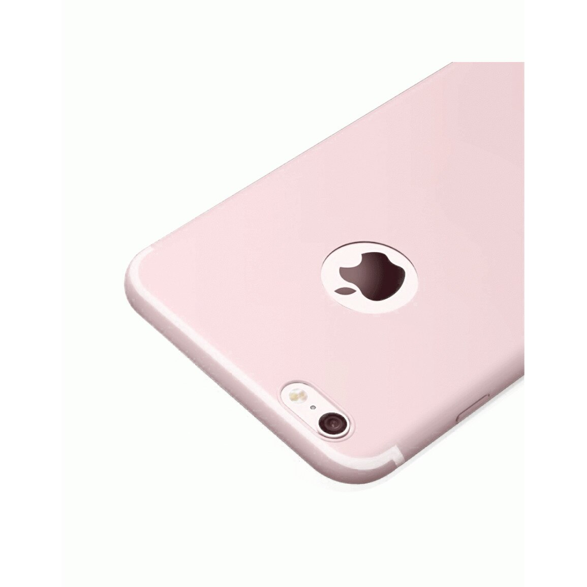 Carcasa protectie spate CAFELE din silicon pentru iPhone 7, transparenta