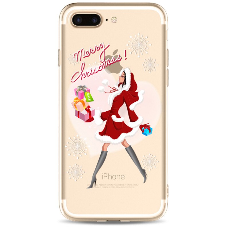 Husa telefon Iphone 7 Plus ofera protectie Ultrasubtire Christmas Gift