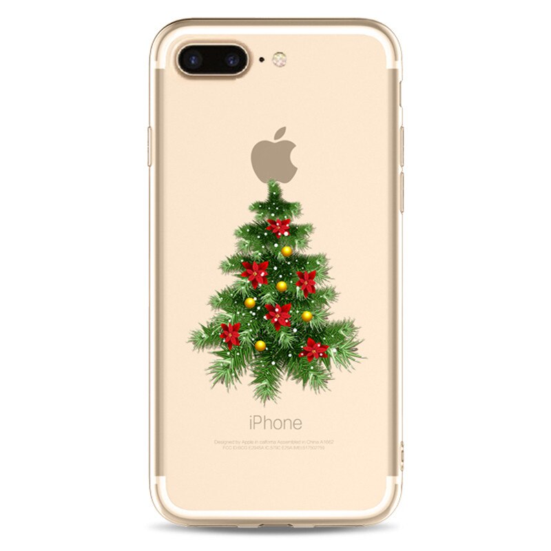 Husa telefon Iphone 7 Plus ofera protectie Ultrasubtire Christmas Tree