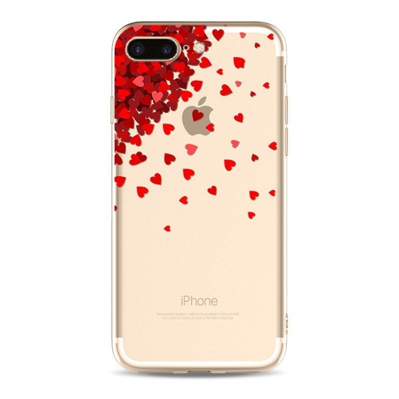 Husa telefon Iphone 7 Plus ofera protectie Ultrasubtire Falling Love