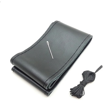 Husa Volan Auto Flexzon Piele Naturala Cu Snur Negru Lungimea 37-39cm Husa Volan Auto Flexzon Piele Naturala Cu Snur Negru Lungimea 37-39cm