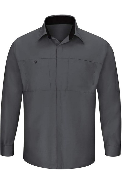 Camasa cu maneca lunga pentru barbati, gri, marimea XL, Red Kap