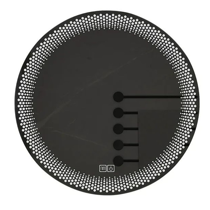 Огледало за баня, модел Stela, LED осветление с тъчскрийн и система против замъгляване 60x60 см