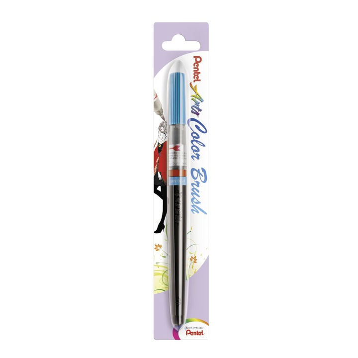 Pentel Arts Color Brush XGFL ecset, Akvarell, Világoskék