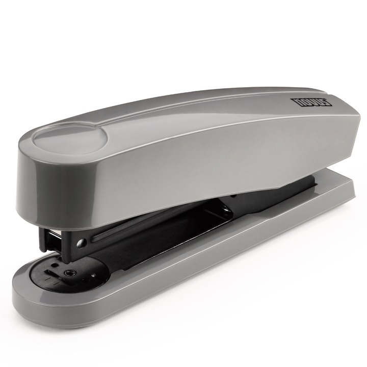 Capsator Novus B 2 color ID 2.0, 25 coli, capse 24/6, 26/6, adancime 6.5 cm, smart grey