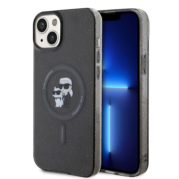 Husa Protectie pentru iPhone 15 Plus, S86, Lexgard, Karl&Choupette
